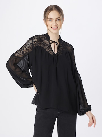 Camicia da donna di ESPRIT in nero: frontale