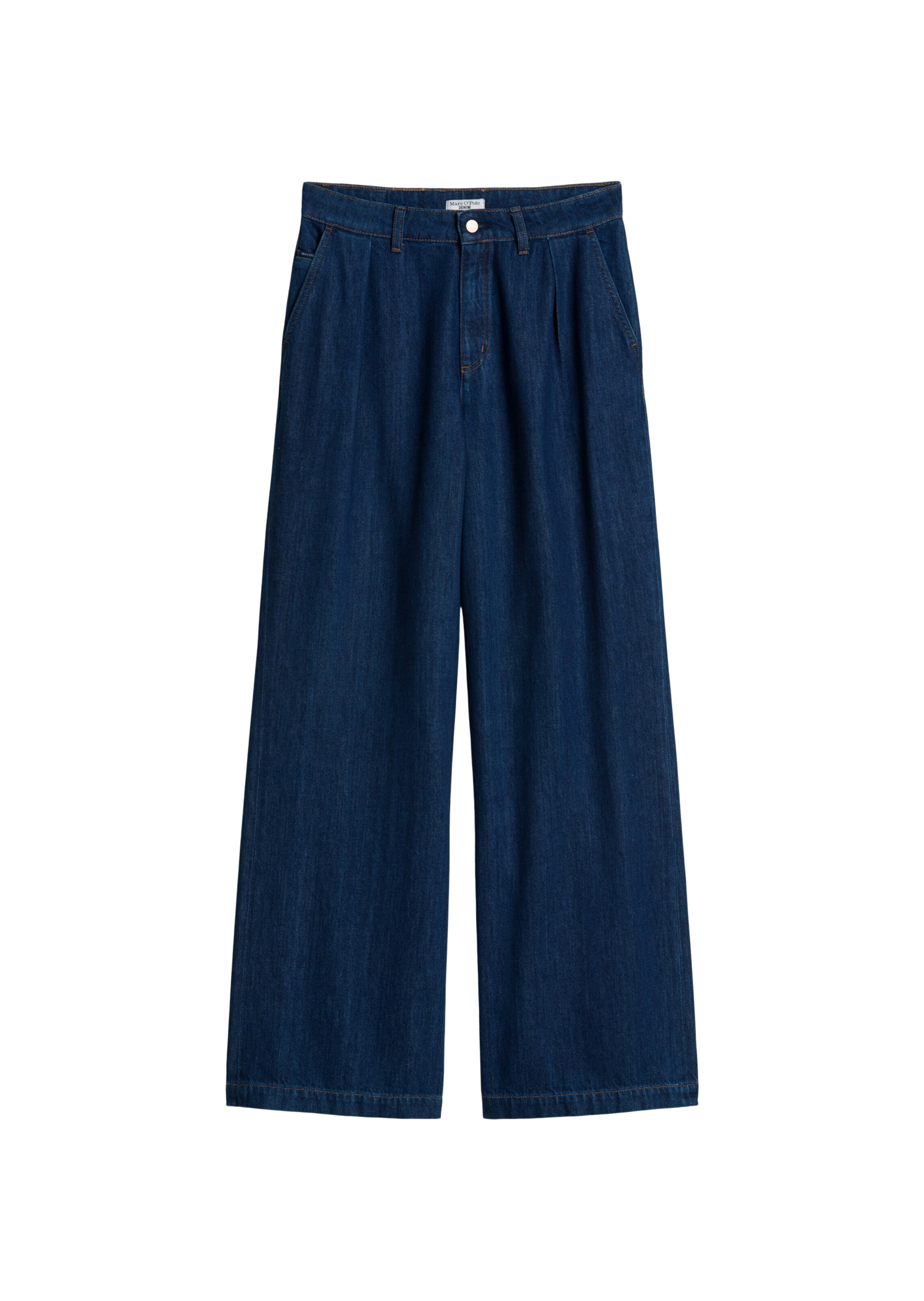 Marc O'Polo DENIM Loosefit Hose in Blau: Vorderseite