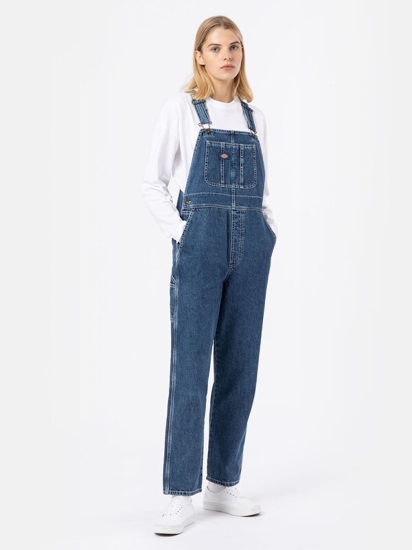 DICKIES Regular Jean Overalls in Dark Blue