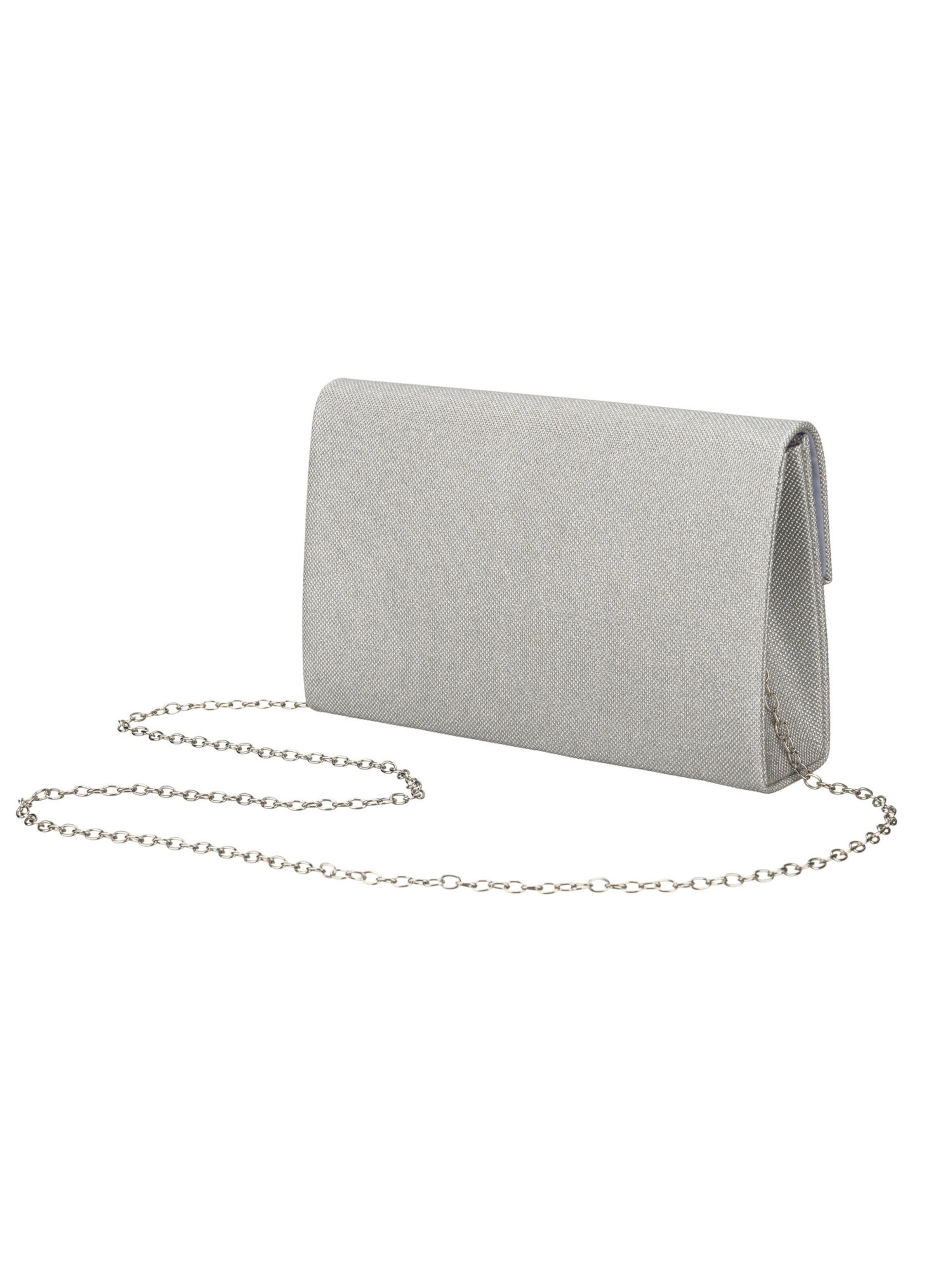 Tomshop24-7 Clutch 'Rovicky Stella' in Silver
