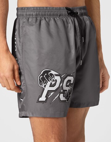 Shorts de bain Plein Sport en gris