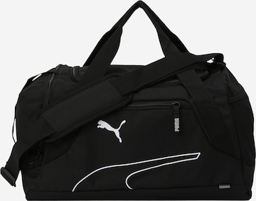 PUMA Sports Bag in Black: front