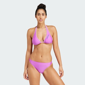 ADIDAS SPORTSWEAR Triangel Bikini in Lila: Vorderseite