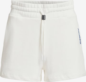 khujo Normalny krój Spodnie w kolorze biały: przód
