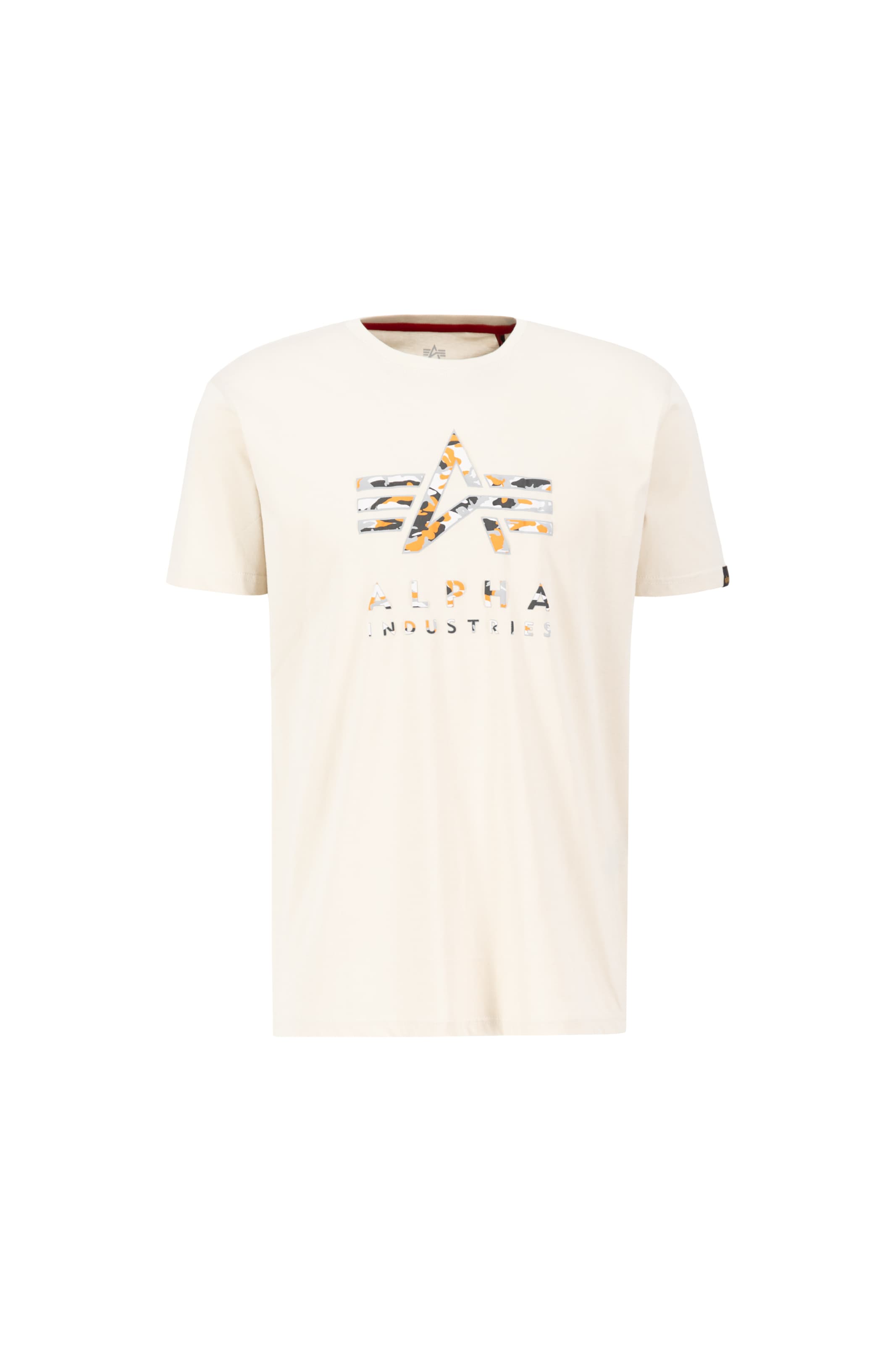 Maglietta 'Camo PP T' di ALPHA INDUSTRIES in bianco: frontale