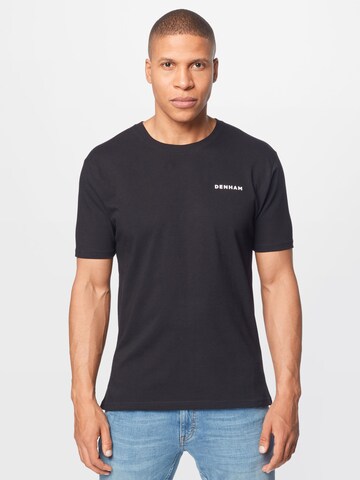 T-Shirt 'DAVIS' DENHAM en noir : devant