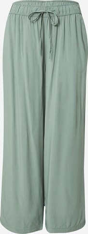 QS Wide leg Trousers in Green: front