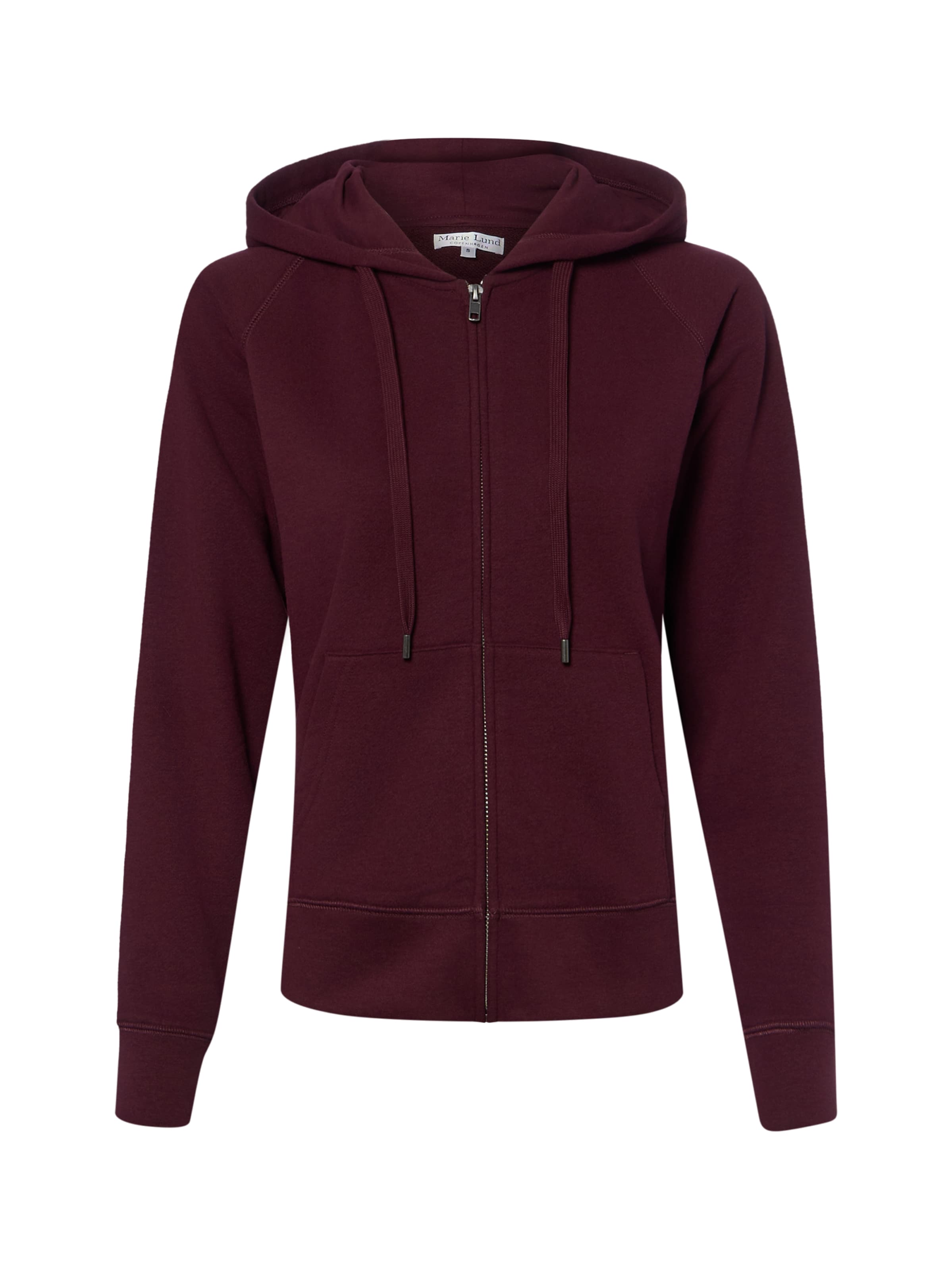 Marie Lund Sweatvest in Rood: voorkant
