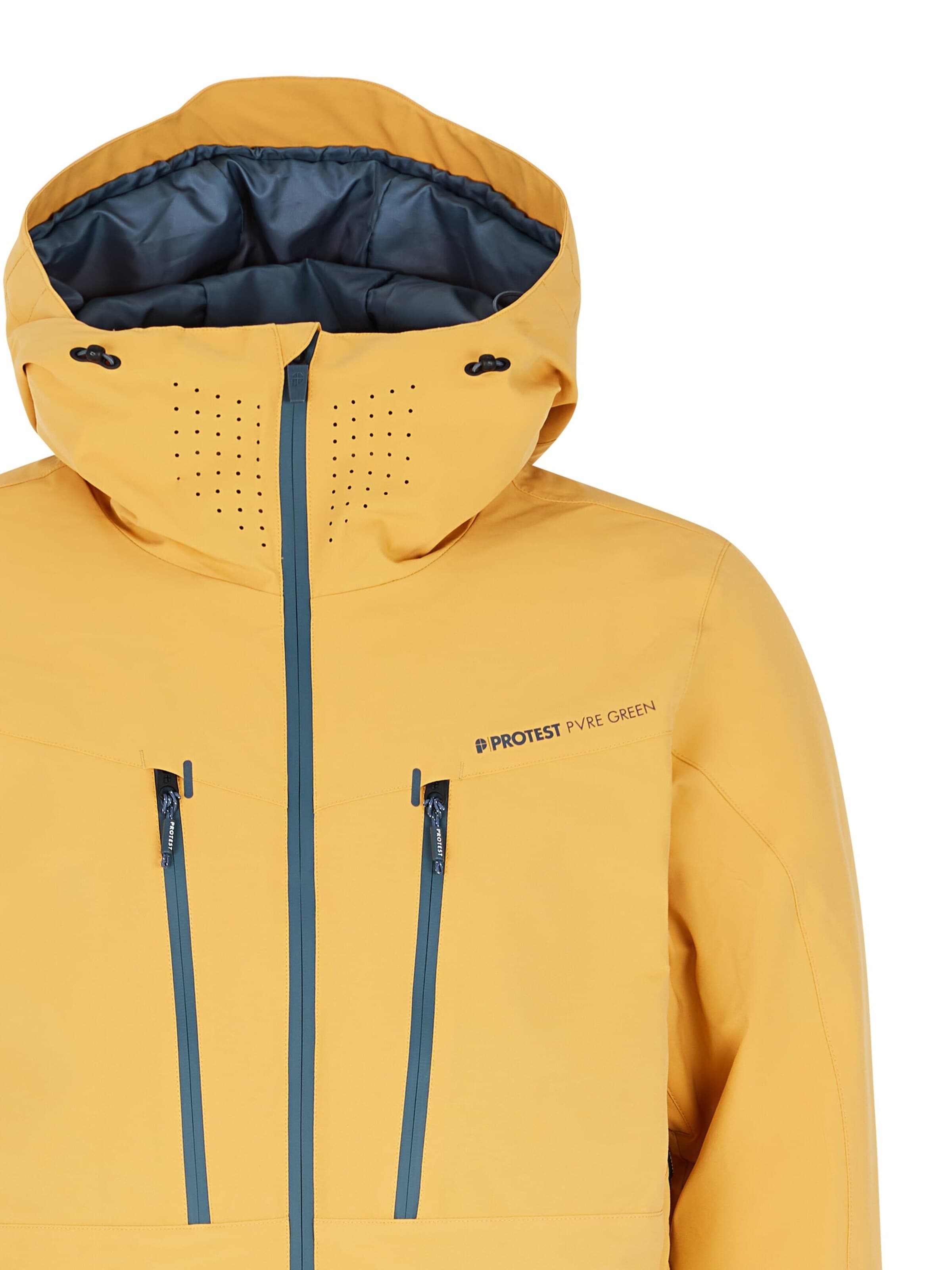 PROTEST Athletic Jacket 'PRTTIMOTHY' in Yellow