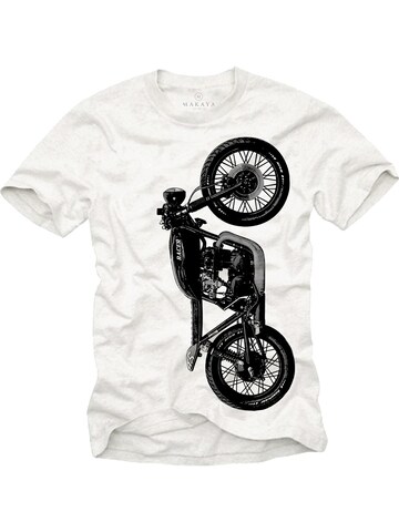MAKAYA Shirt in White: front
