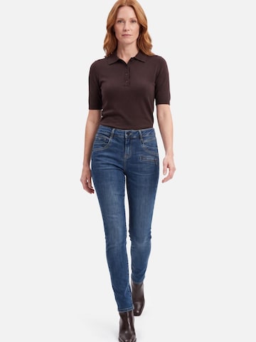 M.O.D MIRACLE OF DENIM - Skinny Calças de ganga em azul: frente
