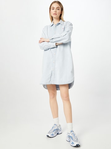 Robe-chemise 'BLEX' DIESEL en bleu : devant