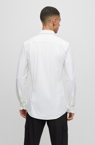 HUGO Slim fit Business Shirt 'Elisha' in White