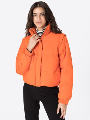 Pimkie Between-Season Jacket 'CBARA' in Orange: front