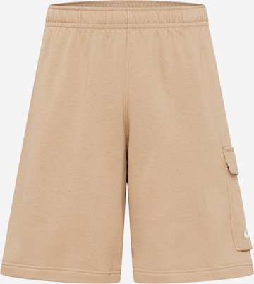 Nike Sportswear - Pantalón cargo en marrón: frente