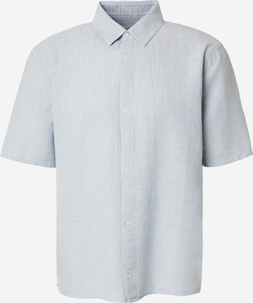 Fit confort Chemise HOLLISTER en bleu : devant