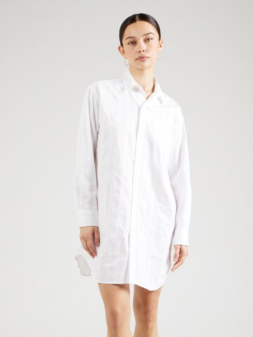 Camicia da notte di Lauren Ralph Lauren in bianco: frontale