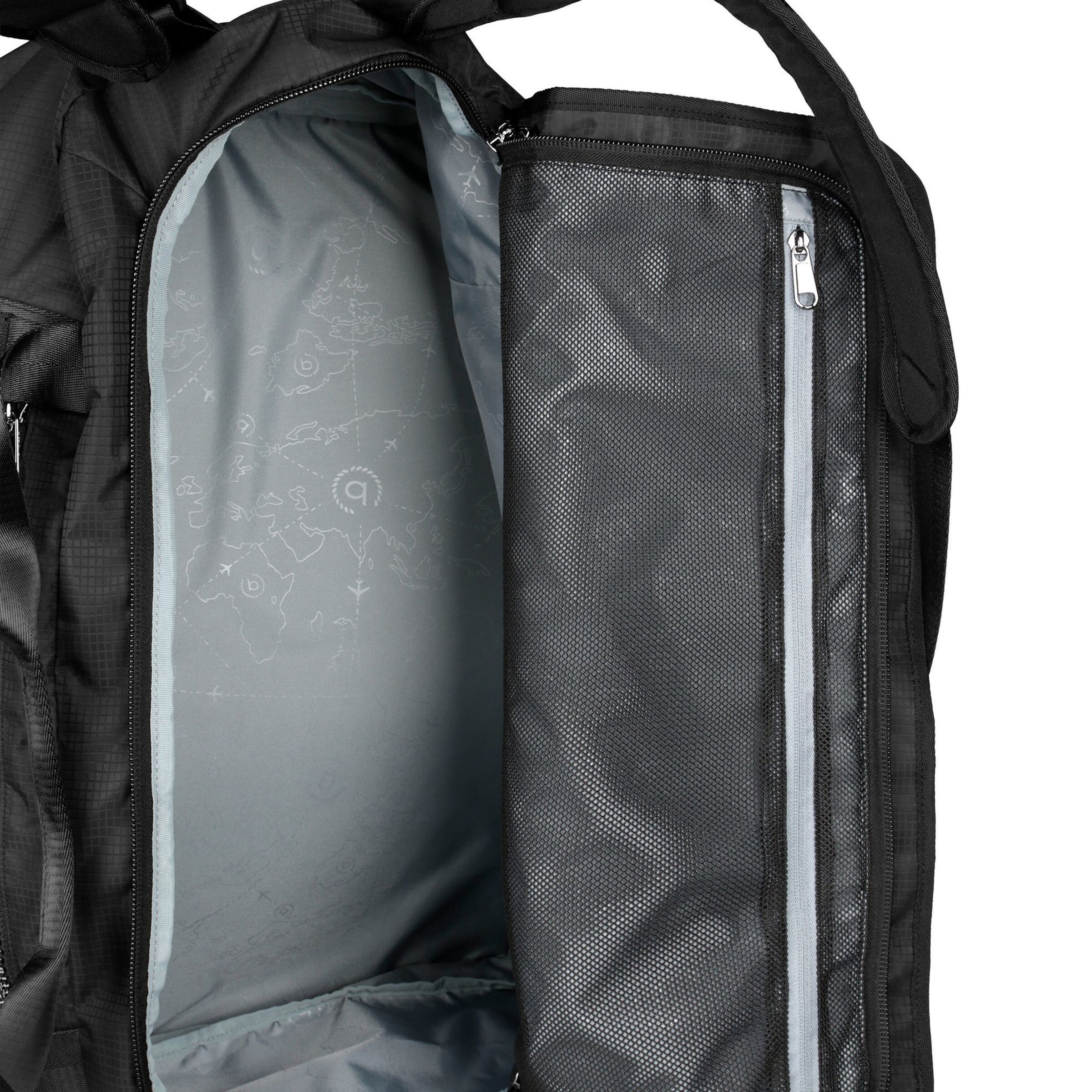 Borsa weekend di bugatti in nero