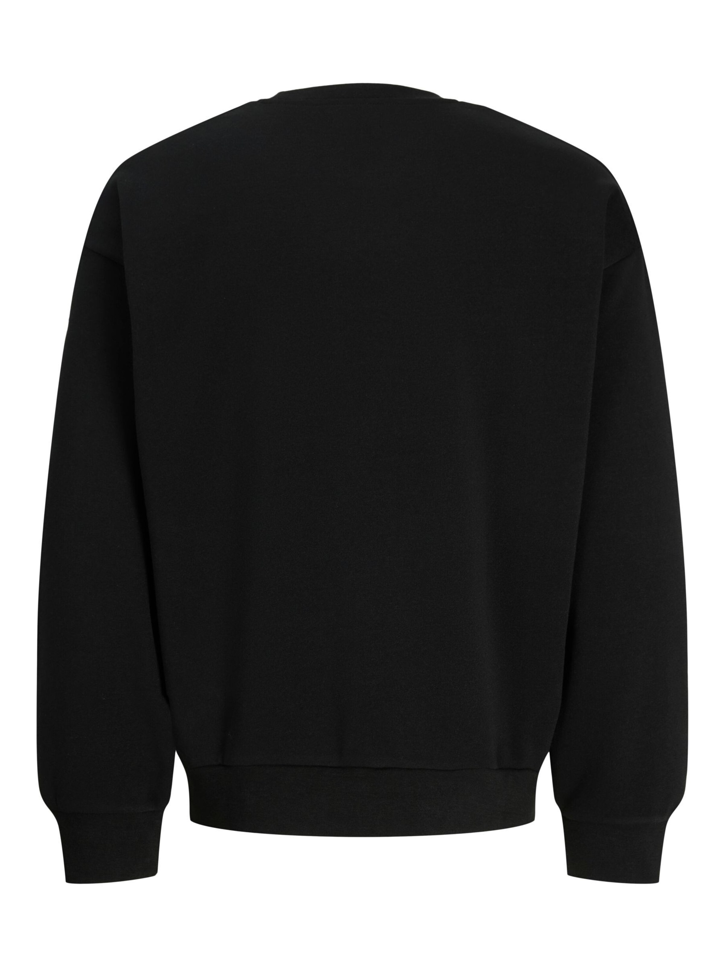 JACK & JONES Sweatshirt 'JACOLLIE' in Zwart