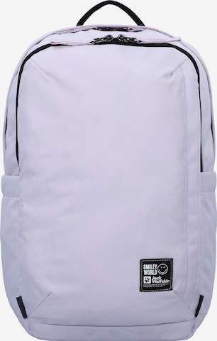 JACK WOLFSKIN Backpack 'Smileywolrd ' in Pink: front