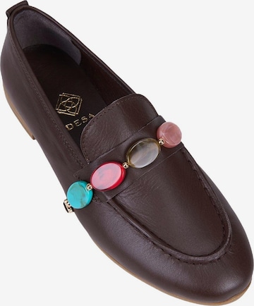 Desa - Mocasines 'Loafer' en marrón: frente
