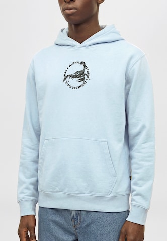 ALPHA INDUSTRIES Sweatshirt 'US Scorpion' in Blue