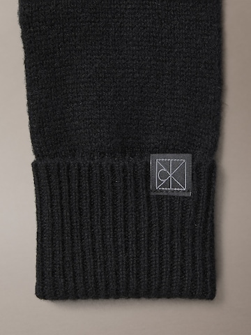 juoda Calvin Klein Pirštuotos pirštinės