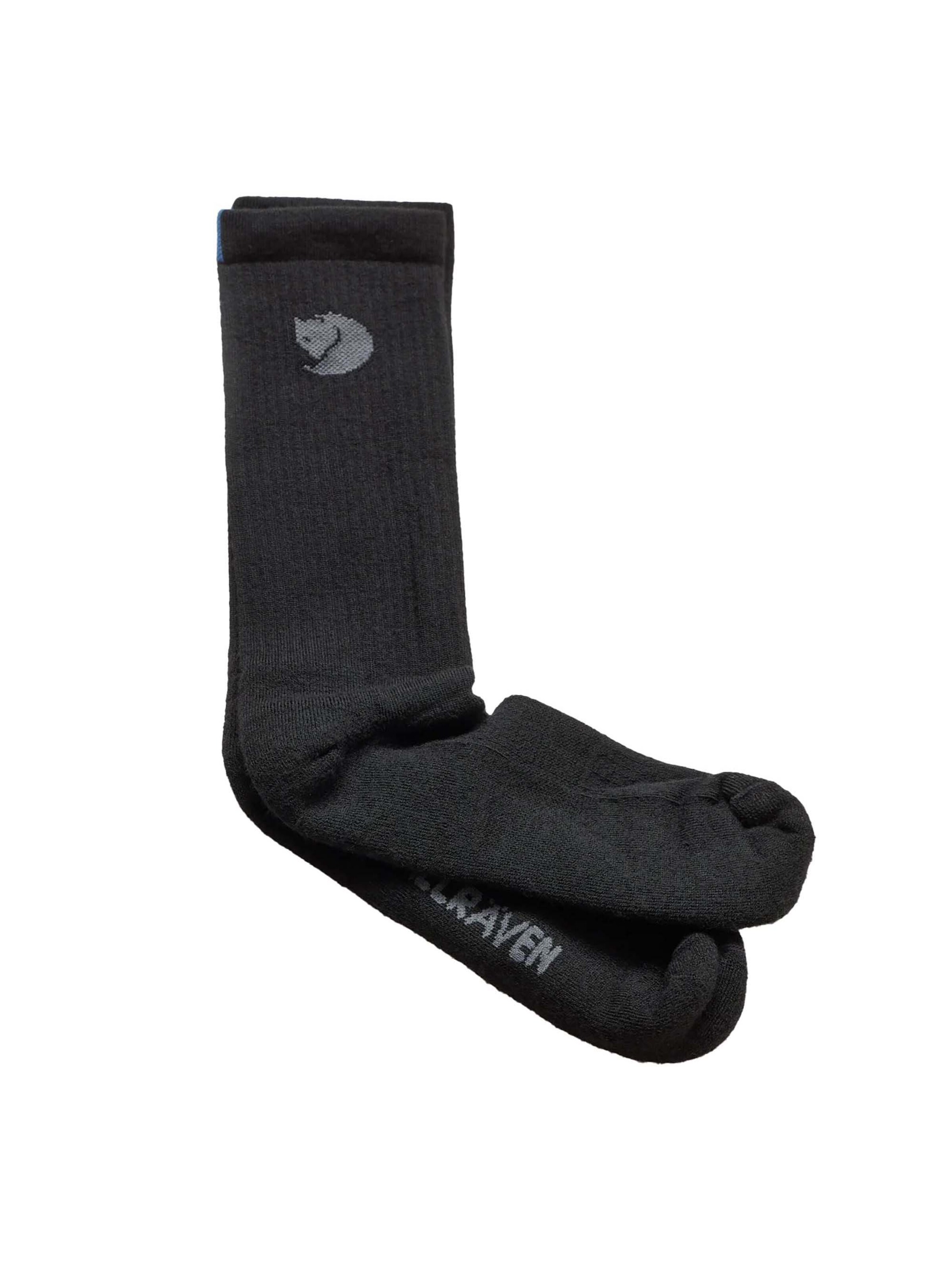 Fjällräven Socks in Black: front