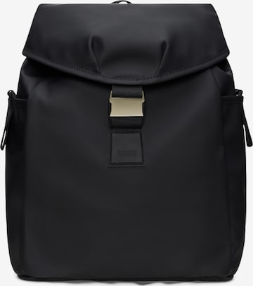 Zaino di RAINS in nero: frontale