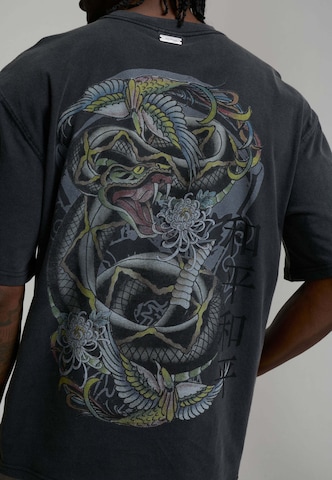 Ed Hardy Футболка 'Snake Charmer' в Синий