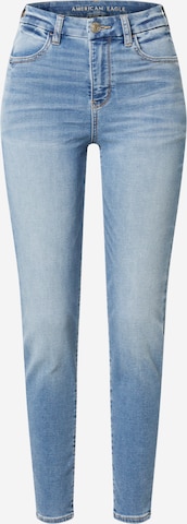 American Eagle Slimfit Jeans in Blauw: voorkant