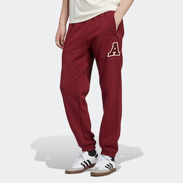 ADIDAS ORIGINALS Tapered Pants 'Metro' in Red: front