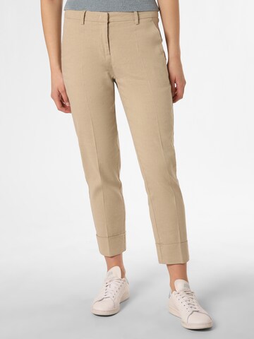 Cambio Broek 'Krystal' in Beige: voorkant