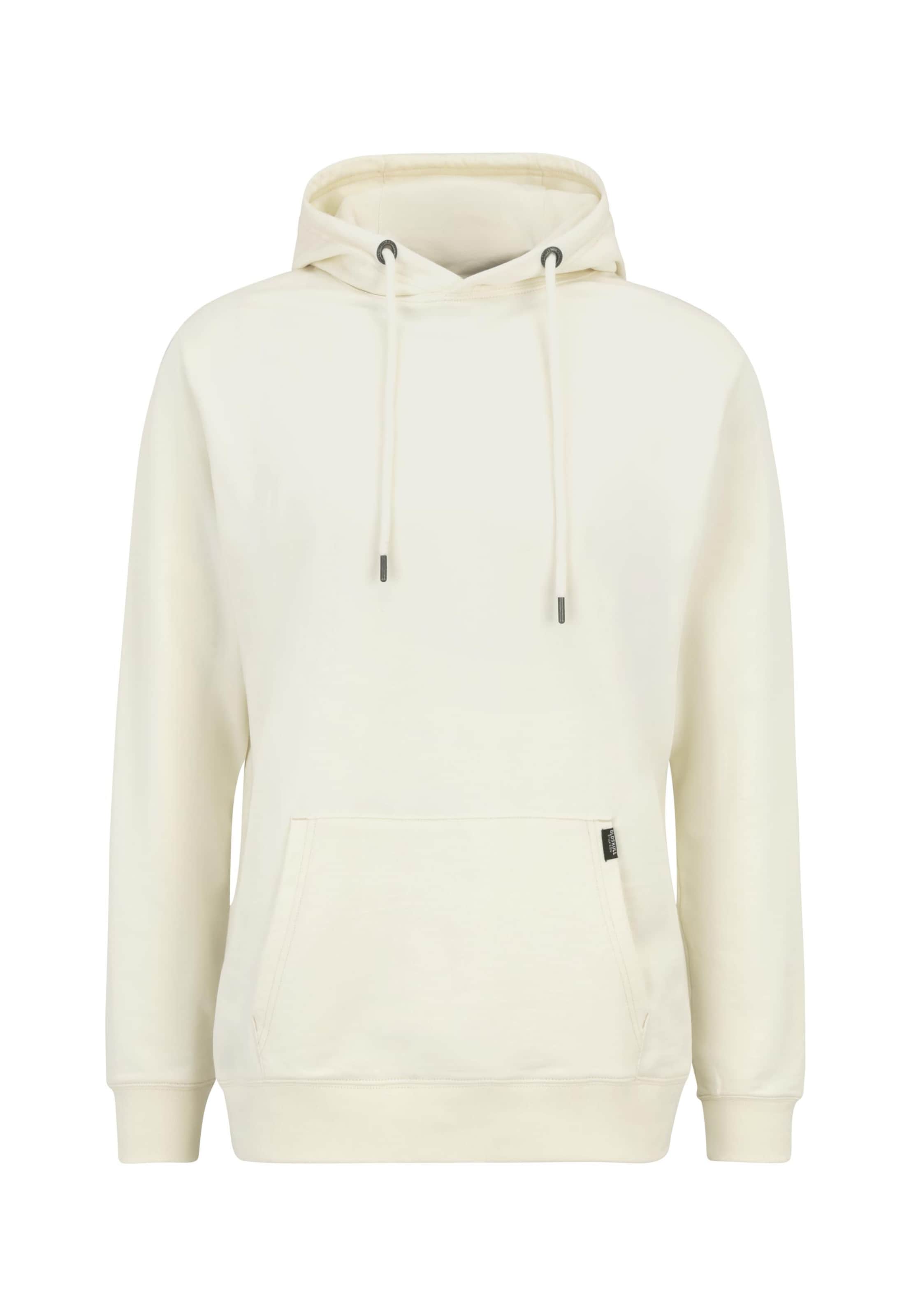 Oldskull Sweatshirt 'Plain Basic' in Wit: voorkant