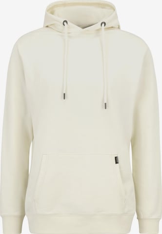 Oldskull Kapuzensweatshirt 'Plain Basic' in Weiß: Vorderseite