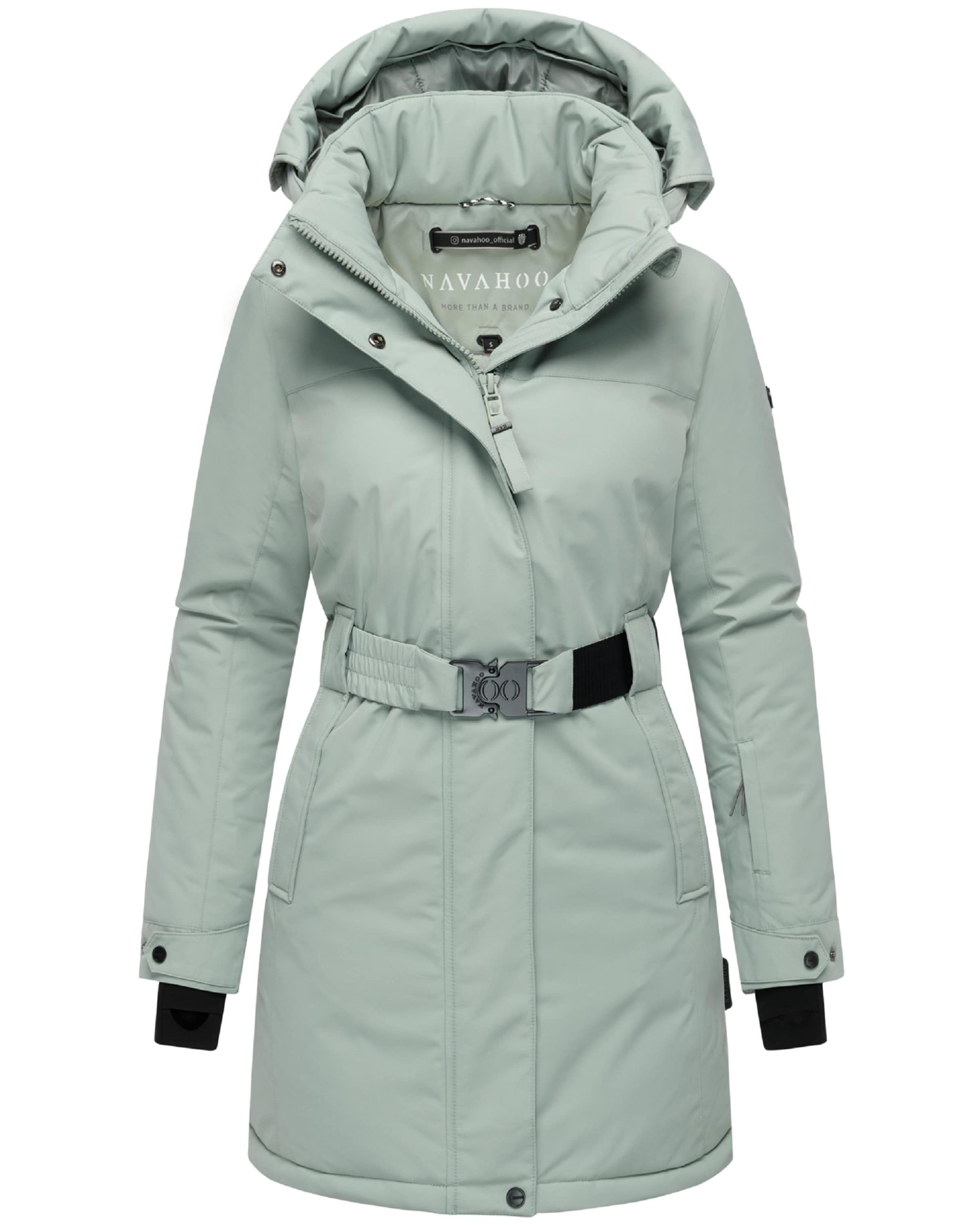NAVAHOO Χειμερινό παλτό 'Frostkuss 14' σε πράσινο
