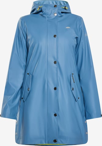 Manteau fonctionnel Schmuddelwedda en bleu : devant