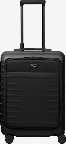 TITAN Trolley 'OVERSEAS' in Schwarz: Vorderseite