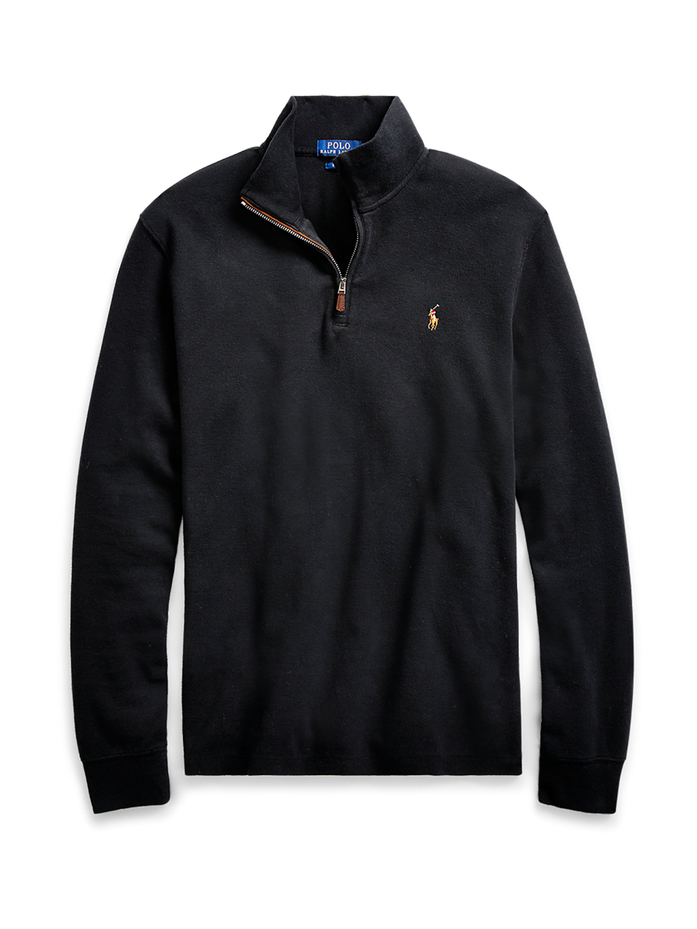 Polo Ralph Lauren Big & Tall Trui 'LSHZM1' in Zwart: voorkant