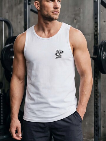 Neverless Shirt 'Jaguar' in White