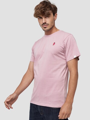 Mikon Shirt 'Eis' in Pink