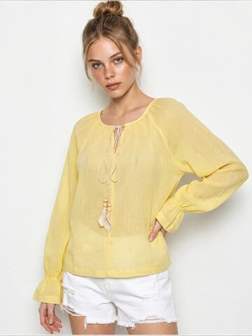 Bianco Lucci Bluse 'Blusen'‌‌‌‌‌ in Gelb