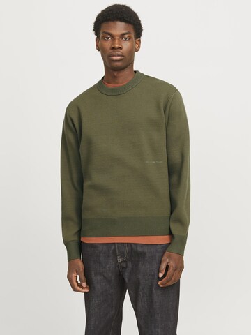 JACK & JONES Trui in Groen: voorkant