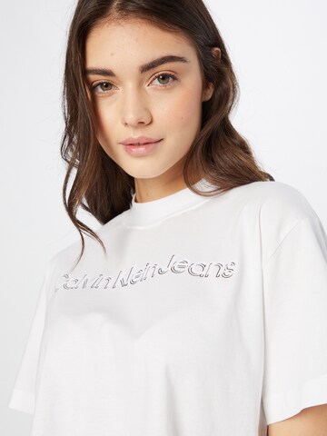 T-shirt Calvin Klein Jeans en blanc