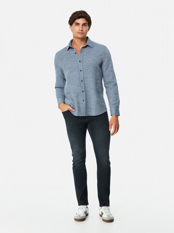 Mavi Regular fit Button Up Shirt in Blue