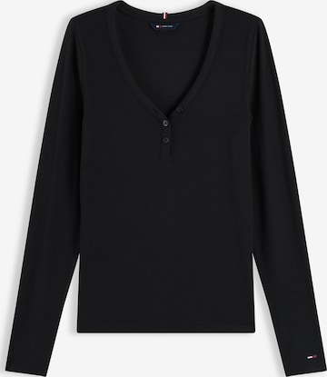 Tommy Jeans - Camiseta en negro: frente
