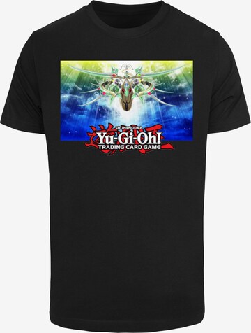 Merchcode Shirt 'Yu-Gi-Oh! - Supreme Celestial King Odd Eyes' in Zwart: voorkant