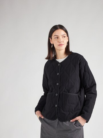 Giacca di mezza stagione 'PCMALINA' di PIECES in nero: frontale