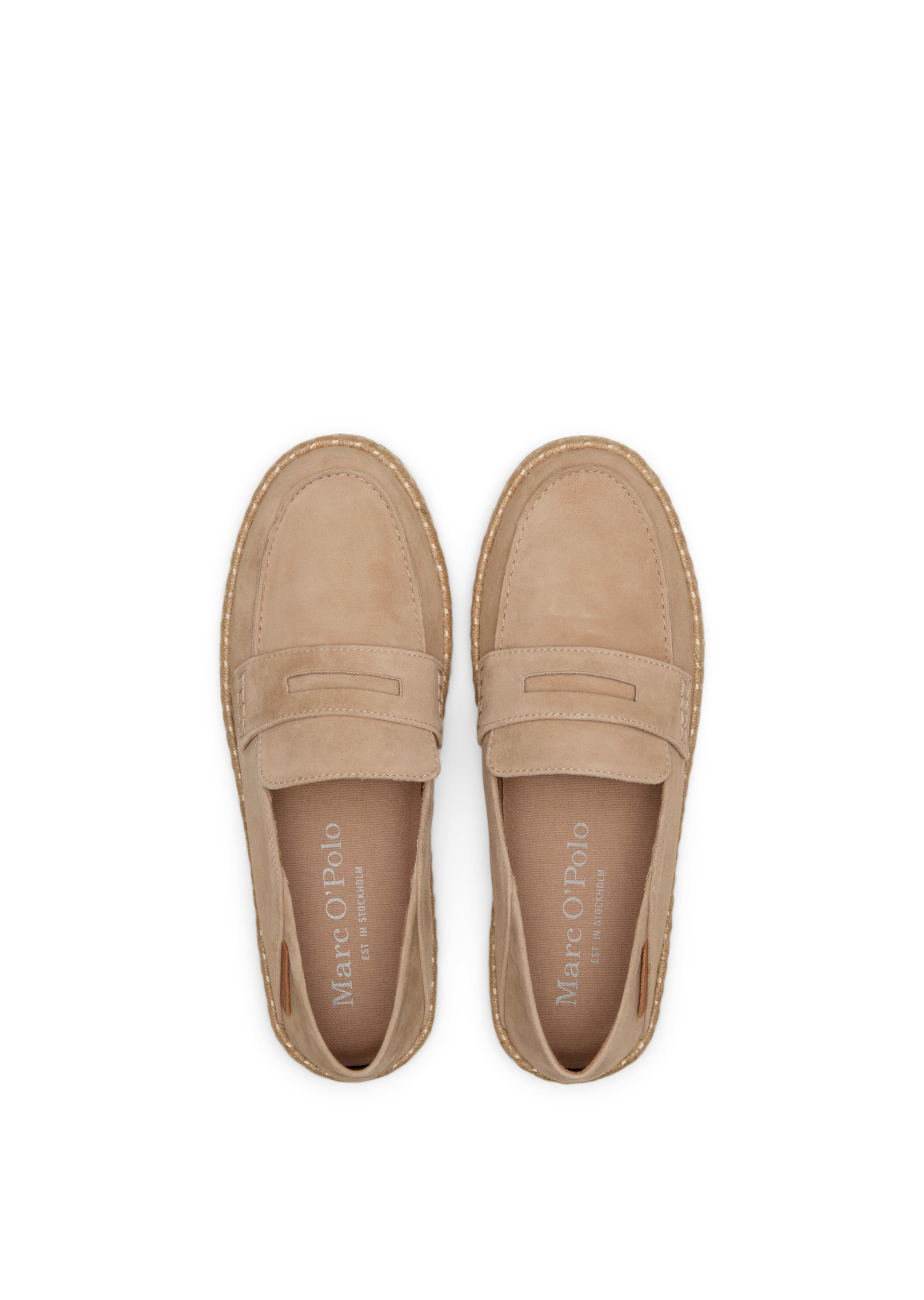 Marc O'Polo Slip-ons in Brown: top