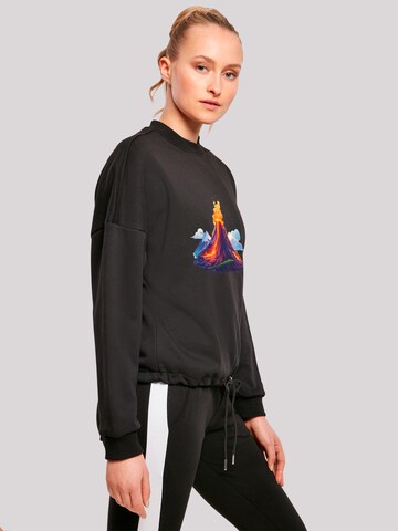 Sweat-shirt 'Vulkanausbruch' F4NT4STIC en noir